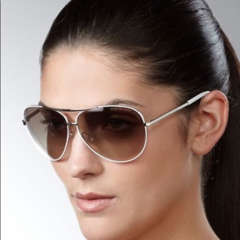 Marc by Marc Jacobs aviator sunglasses.